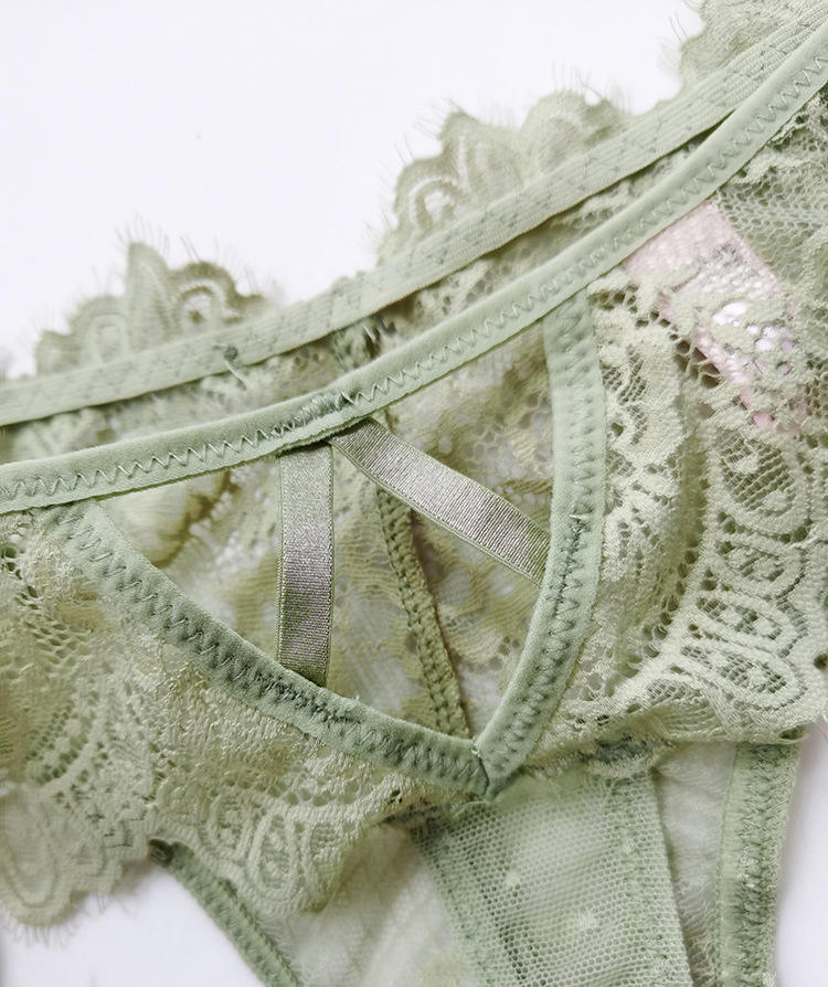 Sexy Women's Underwear Panties Hollow Out Lace Lingerie String Wholesale Female Thong Briefs