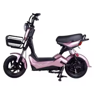 Scooter eléctrico de alta velocidad para adultos, 350W, batería de 48V, neumático de vacío de 14 pulgadas, cesta frontal de Metal, odómetro, multicolor, para viajes urbanos - Product Image 6