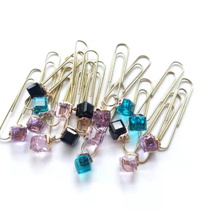 <span class=keywords><strong>Graffetta</strong></span> d'annata creativo multifunzionale colorato diamanti graffette cartone animato <span class=keywords><strong>graffetta</strong></span> 2 pz/pacco - Product Image 5