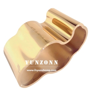 YunZonn Modern Gold <strong>Mirror</strong> Stainless Steel Coffee <strong>Table</strong> Irregular Style for Living Room Dining Hotels Villas Apartments Use - Product Image 4