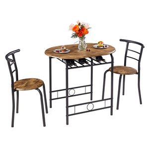 Factory Hot Selling <strong>Space</strong> <strong>Saving</strong> <strong>Dining</strong> <strong>Table</strong> Set With Two <strong>Chairs</strong> Small <strong>Space</strong> Kitchen <strong>Dining</strong> Set - Product Image 1