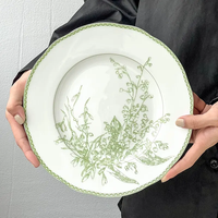 Assiettes et vaisselle en porcelaine vintage de 8/10/12 pouces muguet pour le mariage
