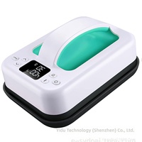 Presse à Chaud Portable Mini 5x7 Pouces pour Sublimation, Transfert Thermique Manuel pour T-shirts, Chaussures, Sacs Fourre-tout, Chapeaux, Artisanat DIY, Impression de Logos