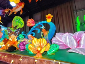 2025 Trung Quốc giấy lụa đèn lồng cho lễ hội Giáng sinh hoa đèn lồng và năm mới Nhà cung cấp của Trung Quốc Đèn lồng hiển thị - Product Image 5