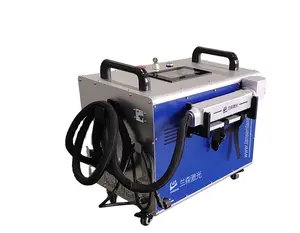 JPT 50w 100W fiber laser Cleaning machine for rust remove wood print oil cleaning