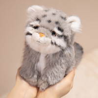 Peluche Chat Réaliste, Jouet en Peluche, Cadeau Promotionnel pour Enfants, Animal en Peluche du Zoo