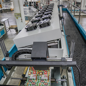 New Tốc Độ Cao 6-Màu Flexographic Tự Động Serviette Mô Giấy Khăn Ăn In Ấn Dập Nổi Gấp Máy CI Android - Product Image 5