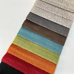 Tecido de veludo super macio personalizado, capa de malha de poliéster com várias cores