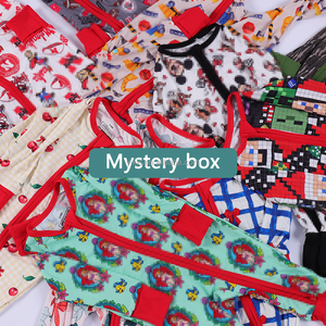 Оптовая продажа: Набор детских пижам из бамбука Whatnot RTS, случайный принт с персонажами, одежда для малышей, тайный бокс-сюрприз - Product Image 5