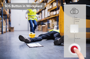 Người Già Khẩn Cấp Hệ Thống Cảnh Báo Không Thấm Nước Mặt Dây Chuyền Nút Hoảng Loạn - Product Image 5