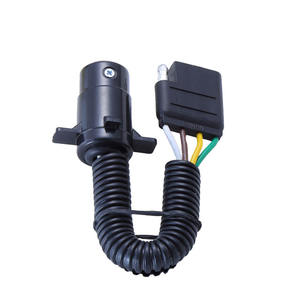 ชุดสายไฟเทอร์มินัลแบบแบน4ทาง12-24V มีความยืดหยุ่นการออกแบบใหม่ทำจากพลาสติกทองเหลืองชุบดีบุกแข็งอุปกรณ์เสริมชิ้นส่วนขั้วปลายสายไฟ - Product Image 2