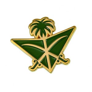 Custom Gold Magnetic Lapels Enamel Pins Uae & Saudi Safety Logo <b>Badges</b> <b>Personalised</b> Metal Crafts From UAE & Saudi Arabia - Product Image 3