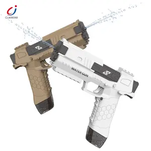 Chengji Outdoor Automatic Squirt New Water Gun Electric Glock Pistol Shooting Toy Auto Continuous Fire Electric Water Gun Toy