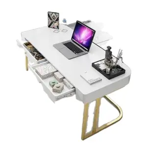 新产品热销现代老板办公桌大理石平板电脑办公电脑桌简约