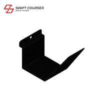 Soporte de Gancho para Guantes de Béisbol con Recubrimiento de Polvo Metálico SWIFT, para Panel Ranurado, Empaquetado Plano, SW-015CH-2L, Uso en Supermercados, Logotipo Personalizado TW, OEM/ODM