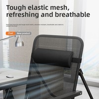Fauteuil inclinable moderne en acier inoxydable, pliable, pour la pause déjeuner, le bureau, la sieste, double usage, pour s'asseoir ou s'allonger, avec dossier inclinable