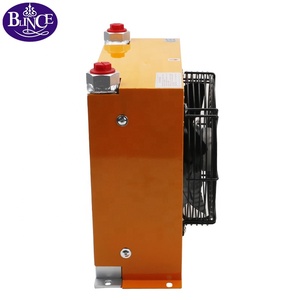 Enfriador de Aceite Hidráulico Refrigerado por Aire con Ventilador para Maquinaria de Ingeniería, 12V 24V 220V 380V AH1470T-CA 200L/min - Product Image 1
