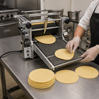 Machine automatique à pain pita, tortillas, roti, chapati, presse à pâte, moule personnalisé, utilisation facile