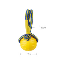 Nouvelle conception de jouets interactifs EVA chien corde balle