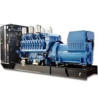 Groupe électrogène industriel 2,8 MW 3500 kVA Yuchai avec démarrage automatique, ATS, contrôleur Deepsea, surveillance à distance pour centre de données, monophasé