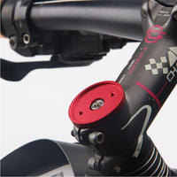 Support de montage d'ordinateur de vélo de route support de couverture de casque tige capuchon supérieur chronomètre Base fixe pour Garmin Bryton Wahoo