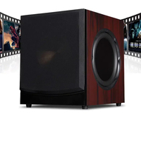 Speaker Aktif 12 inci, pengeras suara profesional bass TV Karaoke rumah subwoofer aktif kuat berkualitas