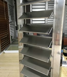 <span class=keywords><strong>Persianas</strong></span> Metálicas de Seguridad Horizontales, Diseño Completamente en Acero Inoxidable, Duraderas, Impermeables, <span class=keywords><strong>para</strong></span> Exteriores, <span class=keywords><strong>Ventanas</strong></span> y <span class=keywords><strong>Persianas</strong></span> <span class=keywords><strong>para</strong></span> Casas - Product Image 2