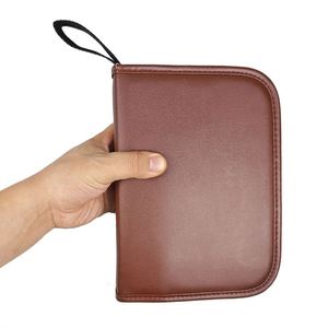 Bolsa de Accesorios de Golf de Cuero Marrón de Alta Calidad, Gran Capacidad, Multifuncional, para un Transporte Conveniente, Multiusos - Product Image 4