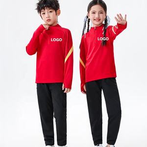 Setelan baju sepak bola kualitas tinggi, setelan baju sepak bola, jaket olahraga kualitas tinggi, baju latihan risleting, hangat, pakaian sepak bola - Product Image 4