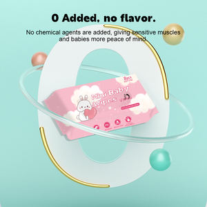 Salviettine Umidificate per Neonati e <span class=keywords><strong>Bambini</strong></span>, 64 Pezzi, Portatili da Viaggio, Senza Alcool e Profumo - Product Image 6