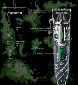 Cortadora de Pelo VGR V-279 con Motor de 9000 RPM, Recortadora de Pelo Profesional Inalámbrica <span class=keywords><strong>para</strong></span> Estilistas y Barberos, Recortadora de Barba - Product Image 3