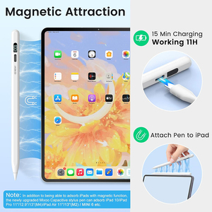 Lápiz Óptico 2025 para <span class=keywords><strong>Apple</strong></span> <span class=keywords><strong>Pencil</strong></span> para iPad, Lápiz Magnético con Pantalla Digital, Rechazo de Palma y Función de Inclinación para iPad - Product Image 3