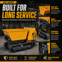 Mini-dumper rotatif autochargeur 1200 kg, modèle compact à chenilles, très demandé en Europe et en Amérique, pour usage domestique, à vendre