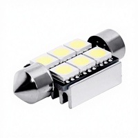 Lampes LED de voiture, décodage, éclairage de lecture à double point, 5050 2 3 4 6 8SMD, éclairage de toit LED 3W