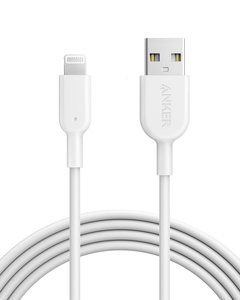 Anker Powerline II <b>USB</b> a to Lighting <b>Cable</b> With 6ft <b>Charging</b> Sync Cord Compatible SE A8433 <b>USB</b> a to Lighting <b>Cable</b> for SE - Product Image 1