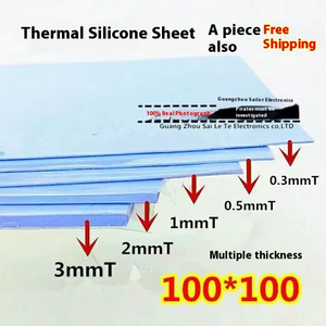 제조업체 맞춤형 고열전도 실리카겔 가스켓 전기 냉각 열전도성 실리콘 패드 - Product Image 6