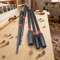 Tournevis à douilles extra long de 150 mm non magnétique, adaptateur de douille à chocs hexagonal de 6 pouces en phosphate noir pour les zones difficiles d'accès en bricolage