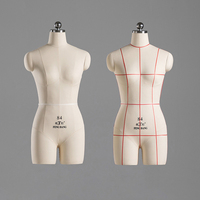 Mannequin de couture taille femme modèle demi-corps doux tailleurs mannequins factices pour couturière vente en gros