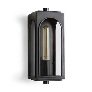 Lampu dinding gantung tahan angin luar ruangan lentera antik eksterior hitam Hotel vila Retro loteng desain Amerika - Product Image 1