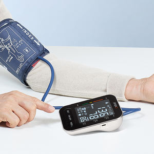 Esfigmomanómetro electrónico, máquina <span class=keywords><strong>Bp</strong></span> para la parte superior del brazo, aparato médico <span class=keywords><strong>Bp</strong></span>, <span class=keywords><strong>Monitor</strong></span> digital de presión arterial alta - Product Image 1