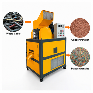 Granulador de Cables 200kg/h con Separación por Aire, Reciclaje de Cable de Desecho, 99.9% de Pureza de Cobre, Certificado CE, Fabricante OEM - Product Image 1