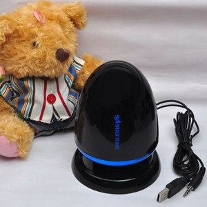 Ys-A801 ลำโพงบูลเล็ต ขับเคลื่อนด้วย USB ไฟ LED สีสันสดใส ลำโพงพกพาขนาดเล็กสำหรับคอมพิวเตอร์มัลติมีเดีย - Product Image 2