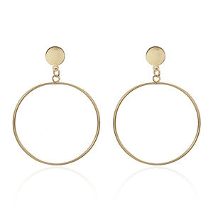 Pendientes colgantes redondos huecos grandes exagerados a la moda, joyería geométrica, pendientes llamativos <span class=keywords><strong>para</strong></span> <span class=keywords><strong>mujer</strong></span>, <span class=keywords><strong>accesorios</strong></span> Punk creativos - Product Image 6