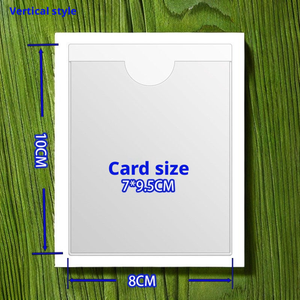 ที่ใส่<span class=keywords><strong>การ</strong></span>์ดแบบใส ติดด้วยกาว<span class=keywords><strong>ใน</strong></span>ตัว ช่องใส่ป้าย PVC กันน้ำ สำหรับชั้นวางสินค้าในซูเปอร์มาร์เก็ต - Product Image 2