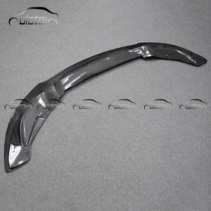 R Style Carbon Fiber Front Bumper Lip Chin Spoiler Wing <b>Splitter</b> for BMW F80 M3 F82 F83 M4 Front Lip - Product Image 3