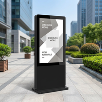 Kiosque tactile extérieur personnalisé, étanche IP65, sur pied, affichage publicitaire, 4G, écran LCD haute luminosité, signalisation numérique