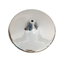 Accessoires de lampe industrielle en métal personnalisés par le fabricant, traitement de surface zingué, base de lampe de bureau en tôle.