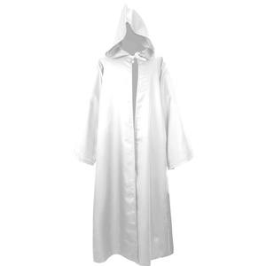 XJ Halloween <span class=keywords><strong>Death</strong></span> Wizard Cloak Cosplay Costume Monk Hooded <span class=keywords><strong>Star</strong></span> Robes Cloak Cape Darth Vader Kids Adult Costume - Product Image 5