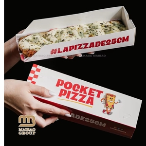Set Personalizzati di Scatole Bianche per Snack, Patatine Fritte, Ali di Pollo da Asporto, Confezioni per Fast Food all'Ingrosso, Scatole in Carta Kraft per <span class=keywords><strong>Pizza</strong></span> <span class=keywords><strong>e</strong></span> Hamburger - Product Image 1
