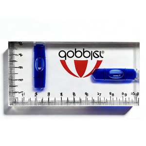 Полностью прозрачная двухсторонняя интегрированная мини-уровнемерная линейка, горизонтальный пузырьковый уровень, многофункциональный инструмент для дома, для воды и электричества - Product Image 4